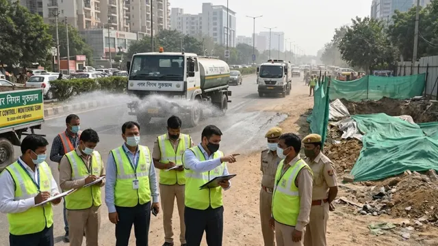 गुरुग्राम में धूल प्रदूषण नियंत्रण, अधिकारियों को मिली जोनवार निगरानी की जिम्मेदारी