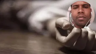 इंसेट में मृतक का फाइल फोटो।