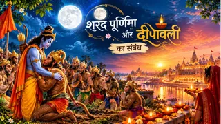 शरद पूर्णिमा: वानर सेना की विदाई और राम की अयोध्या वापसी का भावुक रहस्य (Picture AI Generated)