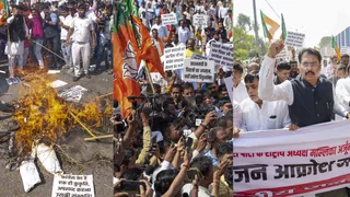 दिल्ली-पटना से लेकर बेंगलुरु में बीजेपी का प्रदर्शन(फोटो: पीटीआई)