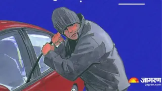 प्रयागराज में भाजपा नेता की कार होटल के सामने से चोरी हो गई।