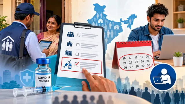 जनगणना में पहली बार पूछा जाएगा कोविड वैक्सीनेशन का स्थान, 16 से 30 नवंबर तक स्व-गणना का मौका