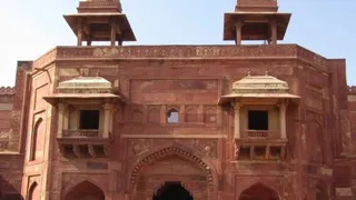 फतेहपुरसीकरी स्थिति जोधाबाई पैलेस।