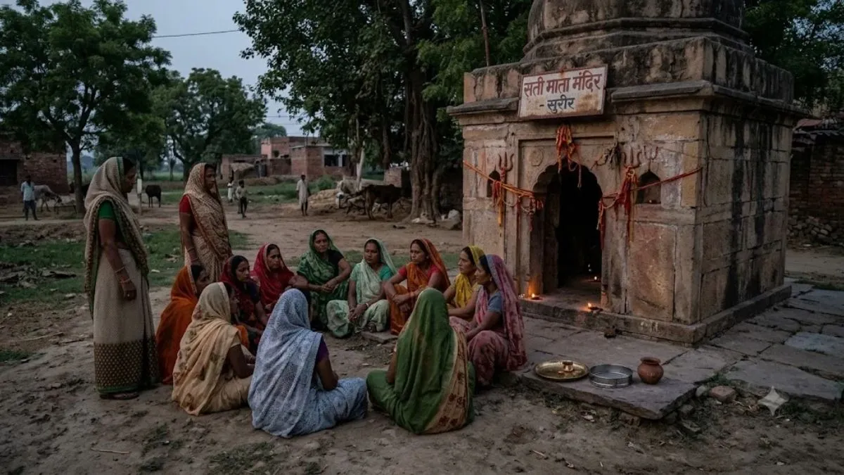 सती का है श्राप...इस गांव में महिलाएं नहीं मनातीं करवाचौथ; अहोई अष्टमी का व्रत रखना भी मना - mathura surir ladies not celebrated karwa chauth ahoi astami sati shrap satis curse
