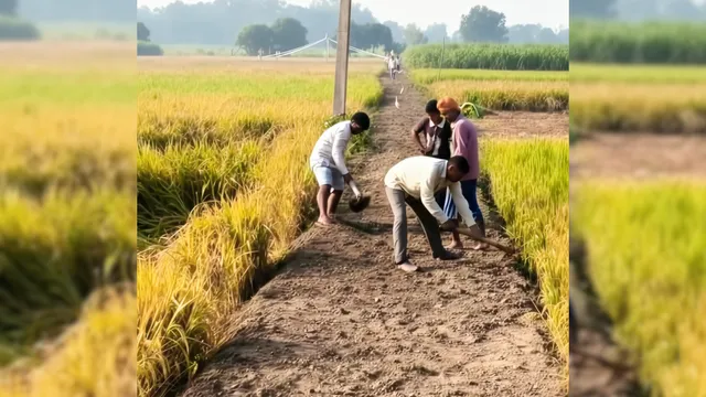 बस्ती में युवा शक्ति की अनूठी मिसाल, 500 मीटर लंबे रास्ते पर उगीं झाड़ियों को 6 घंटे में किया साफ
