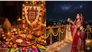 अहोई अष्टमी पर तारों को देखकर ही क्यों खोला जाता है व्रत? (Picture Credit: AI Generated)