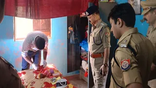 मौके पर जांच के लिए पहुंची पुलिस।