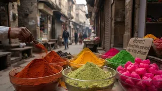 वाराणसी में खाद्य पदार्थों में रंग मिलाना प्रतिबंधित, सेहत के लिए बड़ा कदम। (AI Image)