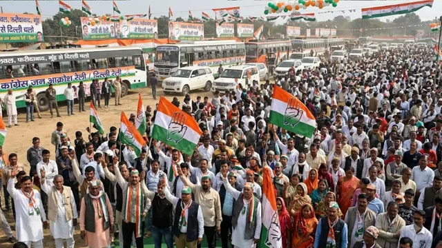 दिल्ली रैली के लिए पलवल, फरीदाबाद, नूंह से 15 हजार कांग्रेस समर्थक जुटेंगे