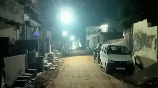 जागरण के प्रभाव से हसनपुर ब्रज परिक्रमा मार्ग की खराब लाइटें ठीक ( फोटो स्रोत : जागरण )