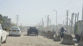 गुरुग्राम में धूल प्रदूषण का कहर ( फोटो स्रोत : जागरण )