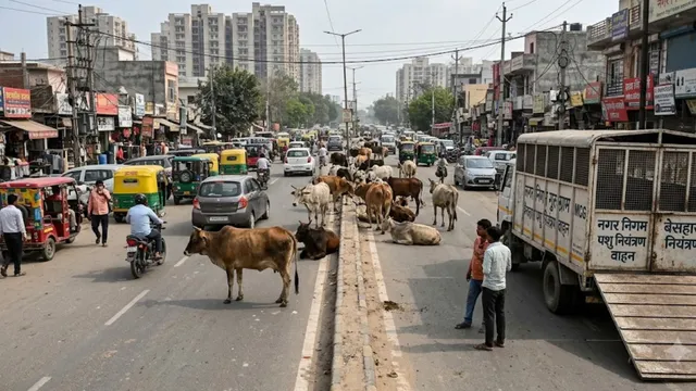 गुरुग्राम में बेसहारा पशु पकड़ने का अभियान ठप, नगर निगम ने एजेंसी को दिया अंतिम नोटिस