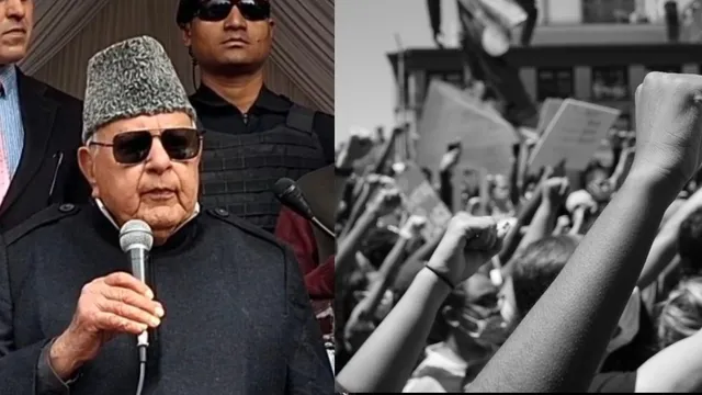 फारूक अब्दुल्ला के बयान पर भड़की शिवसेना हिंदुस्तान, जम्मू में जोरदार प्रदर्शन; माफी मांगने की मांग की
