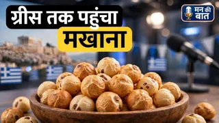 वोकल फॉर लोकल और बेहतर पैकेजिंग के कारण अब बिहार का मखाना यूरोपीय देश ग्रीस तक पहुंच चुका है। (AI Generated Image)
