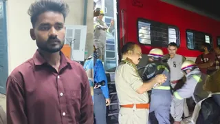 शहीद एक्सप्रेस ट्रेन के स्लीपर कोच में आग लगने के मामले में गिरफ्तार आरोपित दीपक कुमार