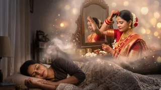 सपने में खुद को सजते-संवरते देखने का क्या है अर्थ (Picture Credit: AI Generated)