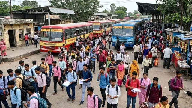 UP PET परीक्षा से रोडवेज को हुई 30 लाख की कमाई, लखीमपुर में 27 हजार यात्रियों ने किया सफर
