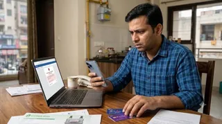 दिल्ली में साइबर ठगों ने ऐसे बिछाया जाल (AI-image)
