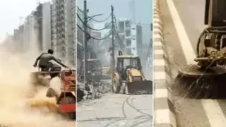 दिल्ली में धूल की समस्या से निजात पाने का स्ट्रगल।