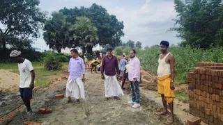 जमुई के मोरियाडीह में आजादी के बाद पहली पक्की सड़क, ग्रामीणों में खुशी की लहर