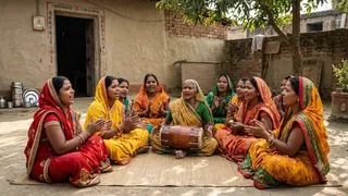 ननद-भाभी की बातचीत से बना है ये कजरी गीत (AI Generated Image)