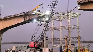 Vikramshila Setu Restoration Update: भागलपुर में विक्रमसेतु का जीर्णोद्धार किया जा रहा है।