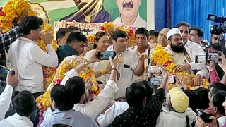 नगर निगम के पार्षदों ने प्रदेश अध्यक्ष का स्वागत किया