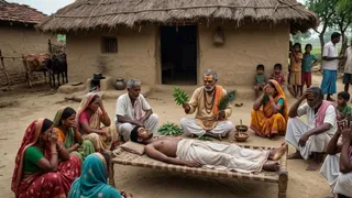 झाड़-फूंक में गंवाया समय (एआई जेनरेटेड तस्वीर)