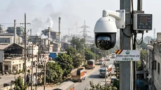 रेवाड़ी में वायु प्रदूषण पर नकेल (एआई जेनरेटेड इमेज )