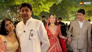 बेटी अफशां के साथ कांग्रेस विधायक अकरम खान। फोटो सोशल मीडिया