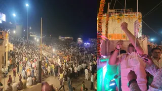 वाराणसी के दशाश्वमेध घाट पर कारगिल बलिदानियों की याद में प्रज्वलित हुआ 27वां आकाशदीप।