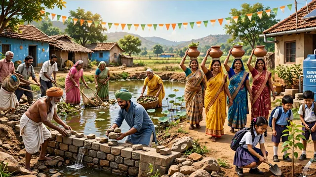 जल संरक्षण की अनूठी पहल: 'जल संचय जन भागीदारी' से बदल रही देश की तस्वीर