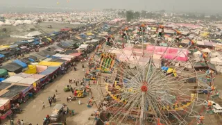 5KM के दायरे में सजने लगा 'तंबुओं का शहर'।