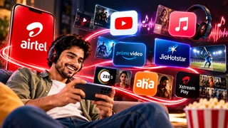 Airtel के 200 रुपये वाले Box Office पैक में आए नए बेनिफिट्स। Photo- ChatGPT.