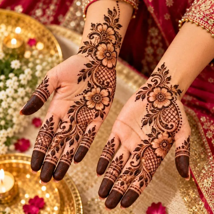 Karwa Chauth Mehndi Design
