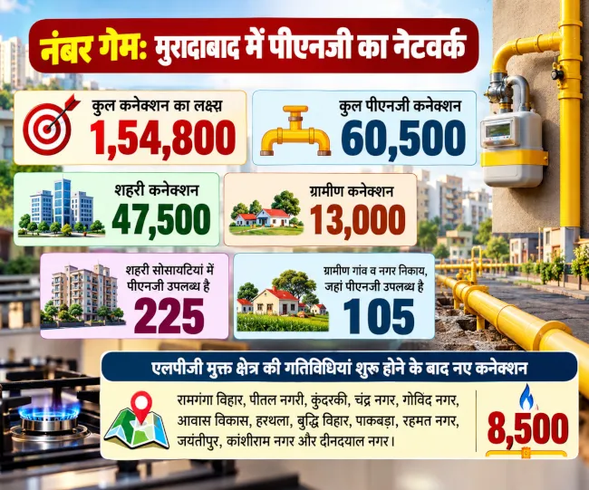 Moradabad PNG Network Infographic