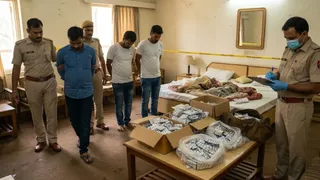 सुपौल में प्रतिबंधित इंजेक्शन बरामदगी के बाद कार्रवाई करती मद्यनिषेध विभाग की टीम। प्रतीकात्मक तस्वीर