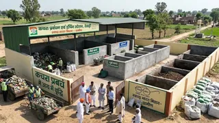 कचरा प्रबंधन के लिए बनेंगे डपिंग स्टेशन ( एआई जेनरेटेड इमेज )