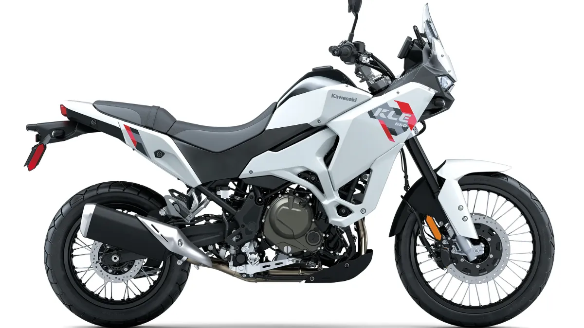 kawasaki kle 650 side