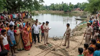 लखीसराय में मछली मारने का विवाद(एआई जेनरेटेड तस्वीर)