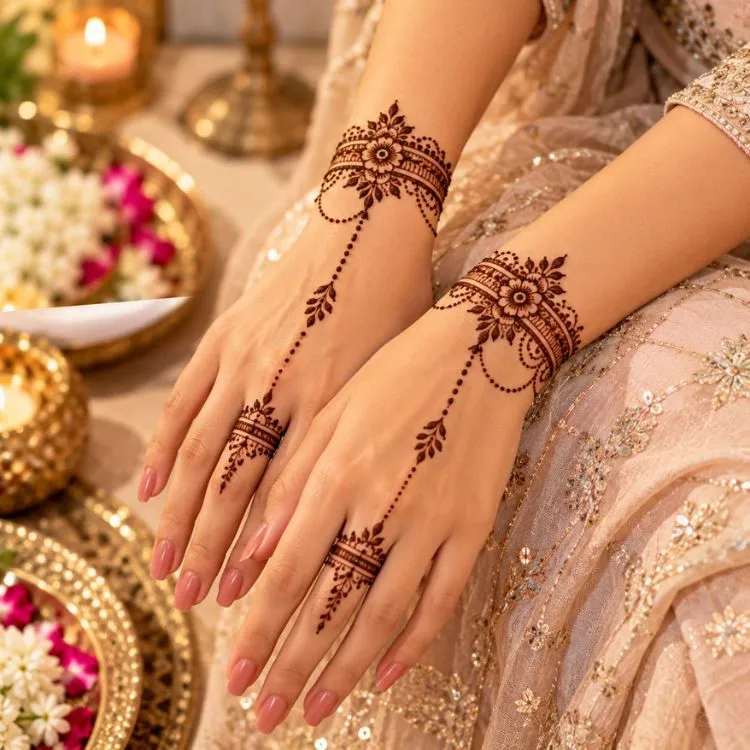 mehndi designs for Karwa Chauth