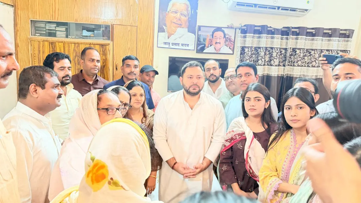 tejashwi yadav sitamarhi visit shafiq khan tribute (1)