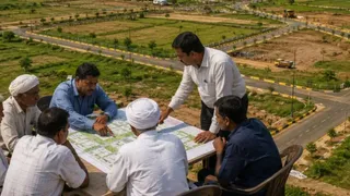टाउनशिप में जमीन की खरीद-बिक्री पर रोक हटी। प्रतीकात्मक फोटो