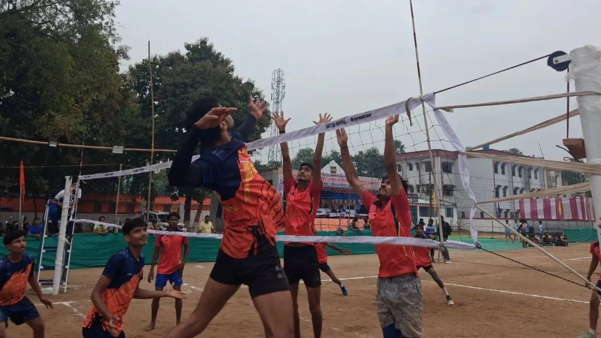 Bihar School Volleyball Finals Bhagalpur Patna Eklavya Saran Vie for Title (1)