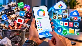 Android स्मार्टफोन में स्टोरेज स्पेस ऐसे खाली करें। Photo- ChatGPT.