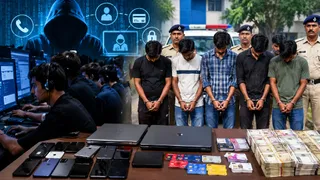 जमशेदपुर में आरोपी एक किराए के मकान में रहकर इस साइबर ठगी के अवैध धंधे को अंजाम दे रहे थे।