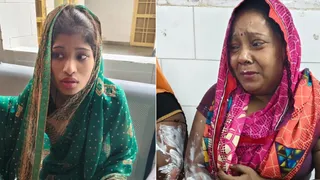 गैस सिलिंडर फटने से चार लोग झुलस गए।