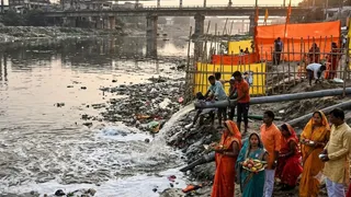 हरनंदी की व्यथा ( एआई जेनरेटेड इमेज )