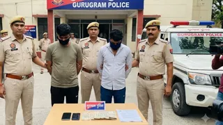 रंगदारी मांगने वाले गैंगस्टर गिरफ्तार ( एआई जेनरेटेड इमेज )