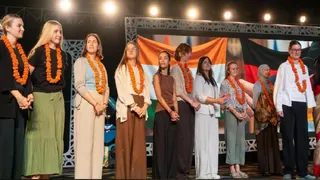 बीआइटी ग्लोबल स्कूल के वार्षिकोत्सव के दौरान जर्मन प्रतिनिधिमंडल। जागरण